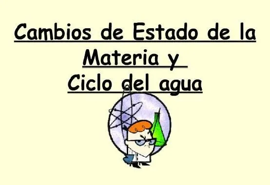 Dibujo sobre los estados del agua - Imagui