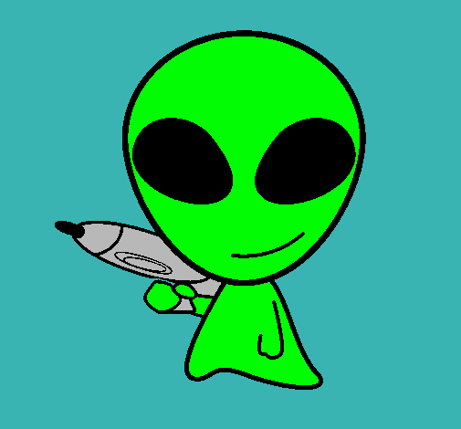 Dibujo de Alienígena II pintado por Marciano en Dibujos.net el día ...