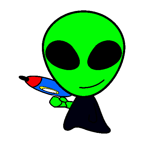 Dibujo de Alienígena II pintado por Marciano en Dibujos.net el día ...