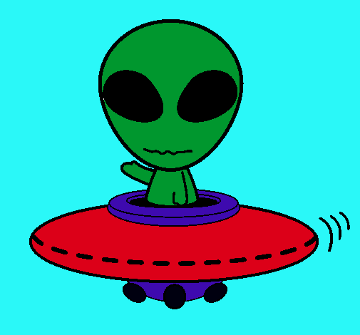 Dibujo de Alienígena pintado por Marciano en Dibujos.net el día 12 ...