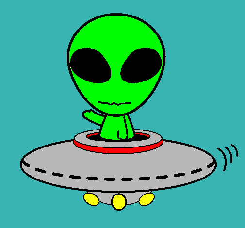 Dibujo de Alienígena pintado por Marciano en Dibujos.net el día 17 ...