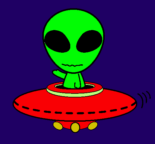 Dibujo de Alienígena pintado por Marciano en Dibujos.net el día 06 ...