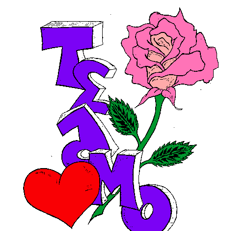 Dibujo de Te amo II pintado por Nazaret en Dibujos.net el día 22 ...