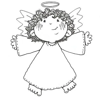 Dibujo angel - Imagui