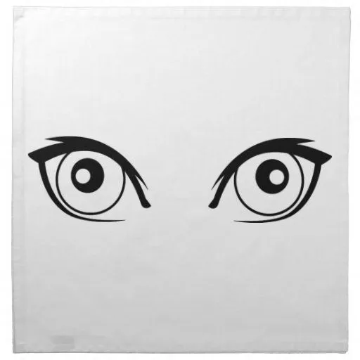 El dibujo animado bonito observa servilletas | Zazzle