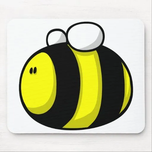 El dibujo animado manosea la abeja alfombrillas de ratones | Zazzle