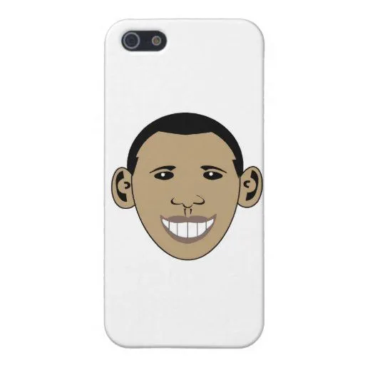 Dibujo animado Obama iPhone 5 Cárcasas | Zazzle