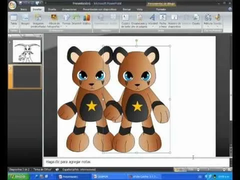 como hacer un dibujo animado en powerpoint (parte 3) final - YouTube