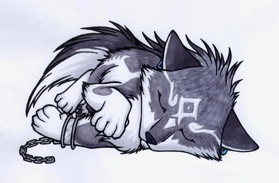 dibujo de anime lobo - Buscar con Google | Lobos | Pinterest ...