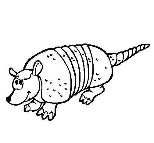 Dibujo de Armadillo para Colorear