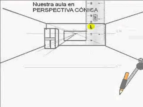 Dibujo de tu aula en cónica. 1 de 2. - YouTube