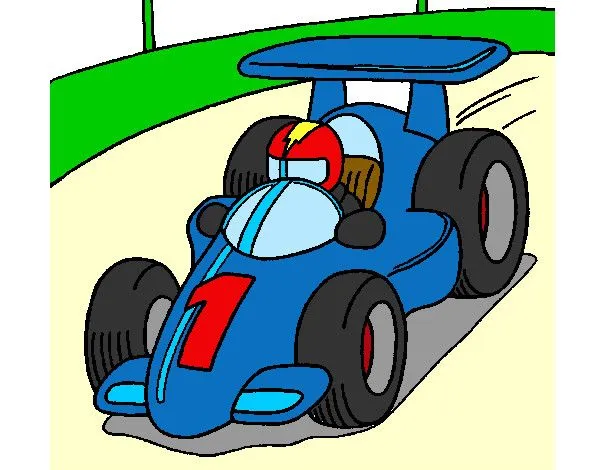 Dibujo de auto de carreras F1 pintado por Starmario en Dibujos.net ...