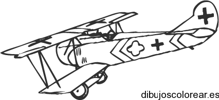 Dibujo de una avioneta | Dibujos para Colorear