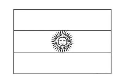 Dibujo de la bandera nacional - Imagui