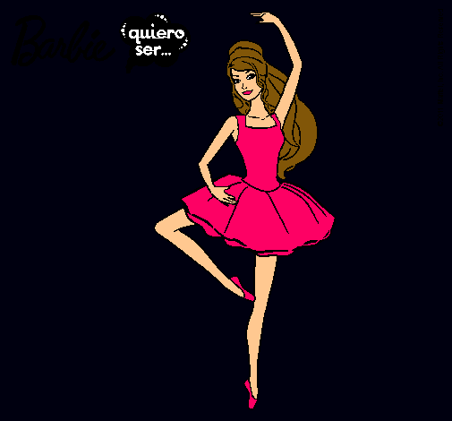 Dibujo de Barbie bailarina de ballet pintado por Chocha en Dibujos ...