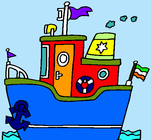 Dibujo de Barco con ancla pintado por Darin03 en Dibujos.net el ...