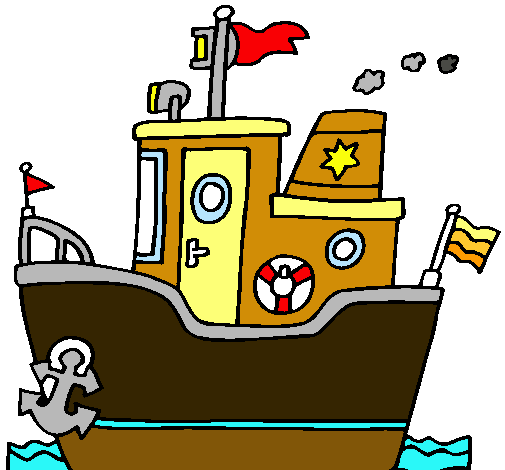 Dibujo de Barco con ancla pintado por Trebilgo en Dibujos.net el ...