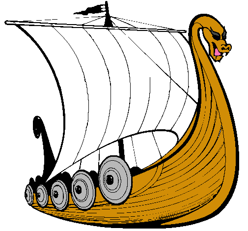 Dibujo de Barco vikingo pintado por Alex en Dibujos.net el día 16 ...