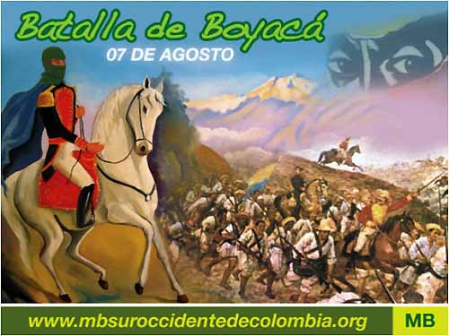 Dibujo de la batalla de boyaca para colorear - Imagui