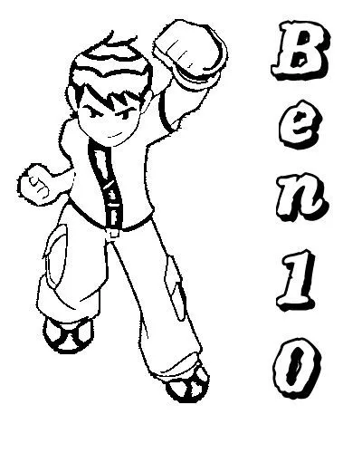 Dibujo Ben 10 para Colorear - Ben 10 Blog