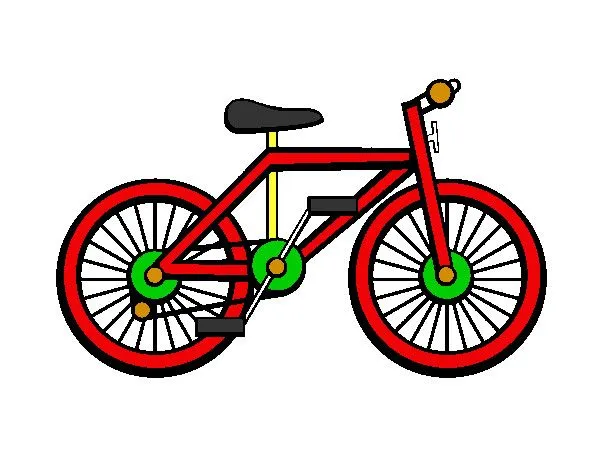 Dibujo de la bicicleta pintado por Bicicleta en Dibujos.net el día ...