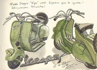 Vespa 1947 | Bitácora en la Ciudad