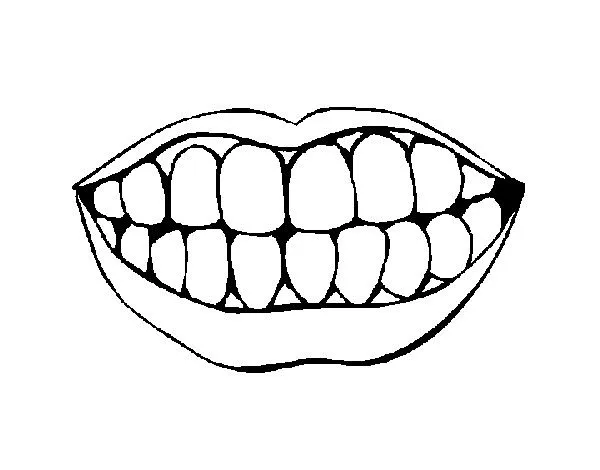 Dibujo de Boca y dientes pintado por Eksg en Dibujos.net el día 23 ...