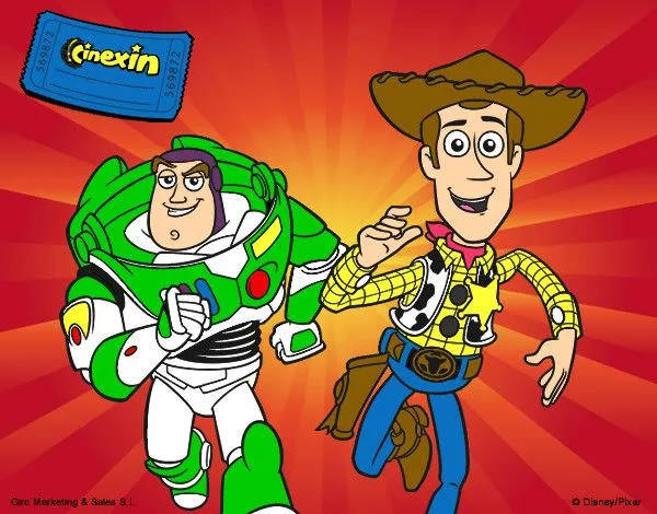 Dibujo de Buzz y Woody pintado por Jesus_1233 en Dibujos.net el ...