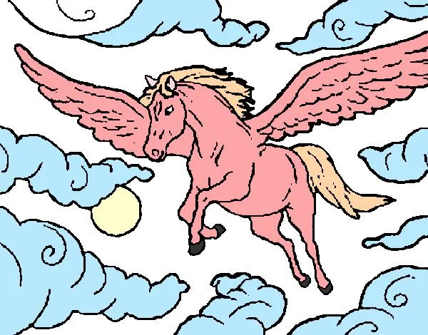 Dibujo de Caballo alado pintado por 1326ws en Dibujos.net el día ...