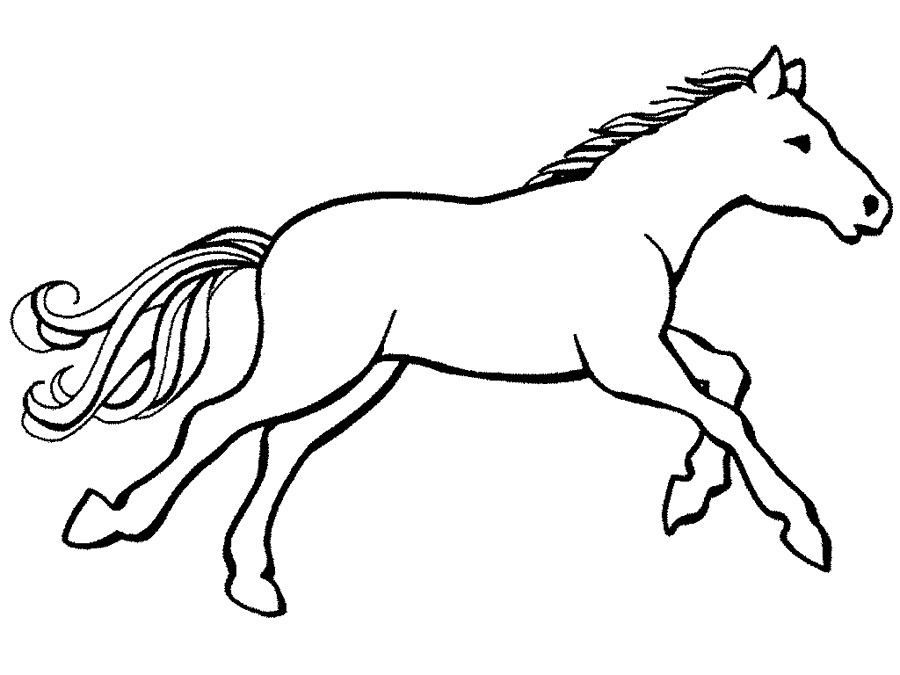 Dibujar un caballo facil - Imagui