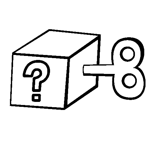 Dibujo de Caja sorpresa para Colorear