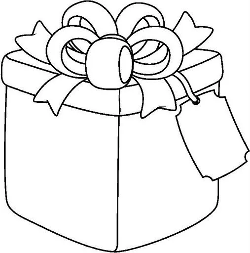 Dibujo de cajas de regalo para colorear - Imagui