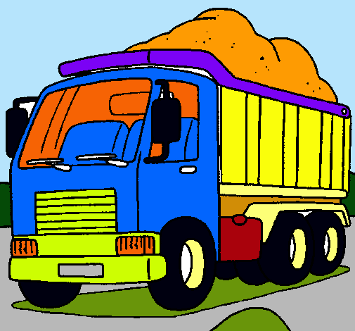 Dibujo de Camión de carga pintado por Volqueta en Dibujos.net el ...