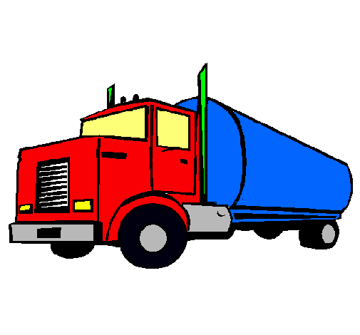 Dibujo de Camión cisterna pintado por Camion en Dibujos.net el día ...