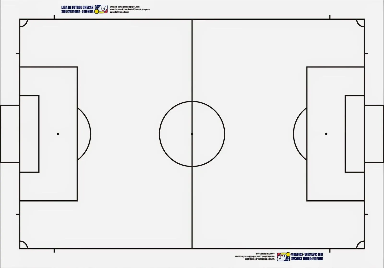 Dibujo campo futbol - Imagui