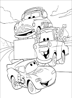 Dibujo de Cars para colorear 11 para descargar e imprimir