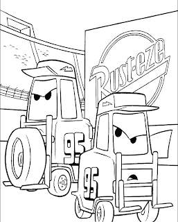 Dibujo de Cars para colorear 7 para descargar e imprimir