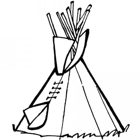 Imprimir dibujos para colorear : Tipi