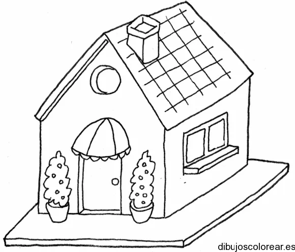 Dibujo de una casa de muñecas | Dibujos para Colorear