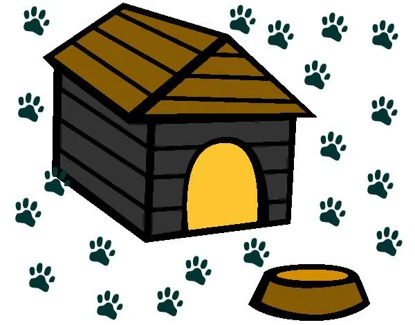 Dibujo de Casita Para perros pintado por Labeker en Dibujos.net el ...