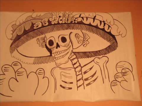 Dibujo de La Catrina | 2 horas y un rato en 4 minutos | Lapiz y ...