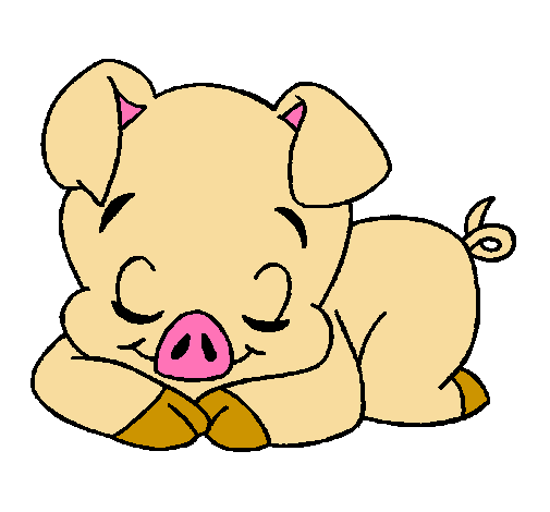 Dibujo de Cerdito pintado por Puerco en Dibujos.net el día 24-09 ...