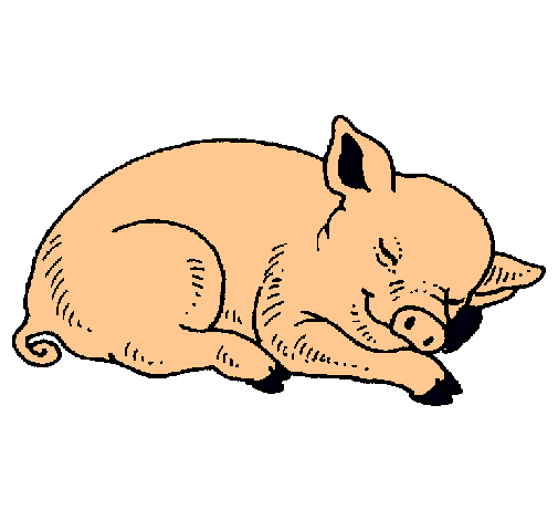 Dibujo de Cerdo durmiendo pintado por Aiinhoitah en Dibujos.net el ...