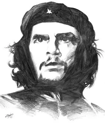 Dibujo del Che Guevara