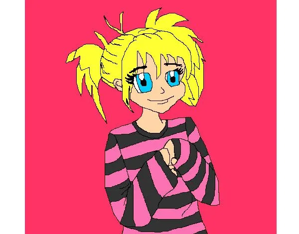 Dibujo de chica 1 pintado por Anmo10 en Dibujos.net el día 10-09 ...