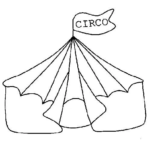 Dibujo de Circo para Colorear - Dibujos.net