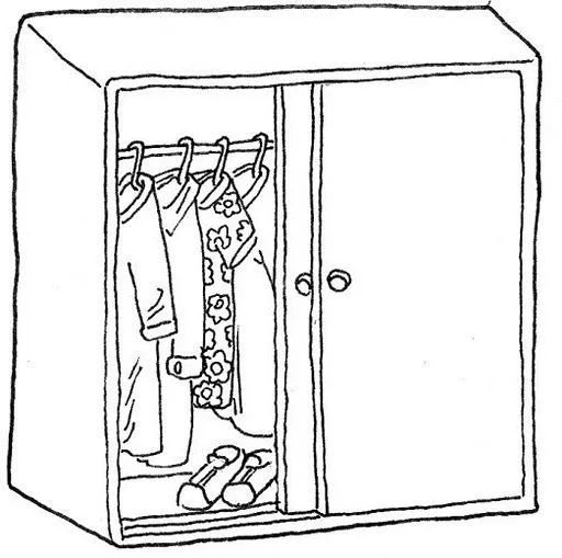 Dibujo de un closet - Imagui