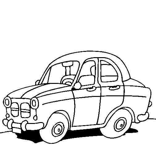 Dibujo de Coche de ciudad para Colorear