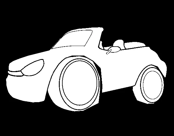 Dibujo de Coche nuevo para Colorear