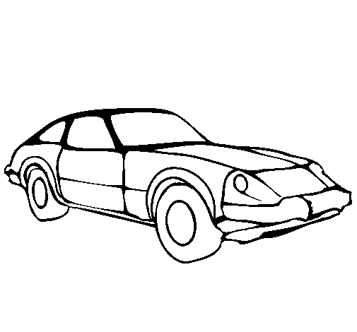 Dibujo de Coche deportivo para Colorear